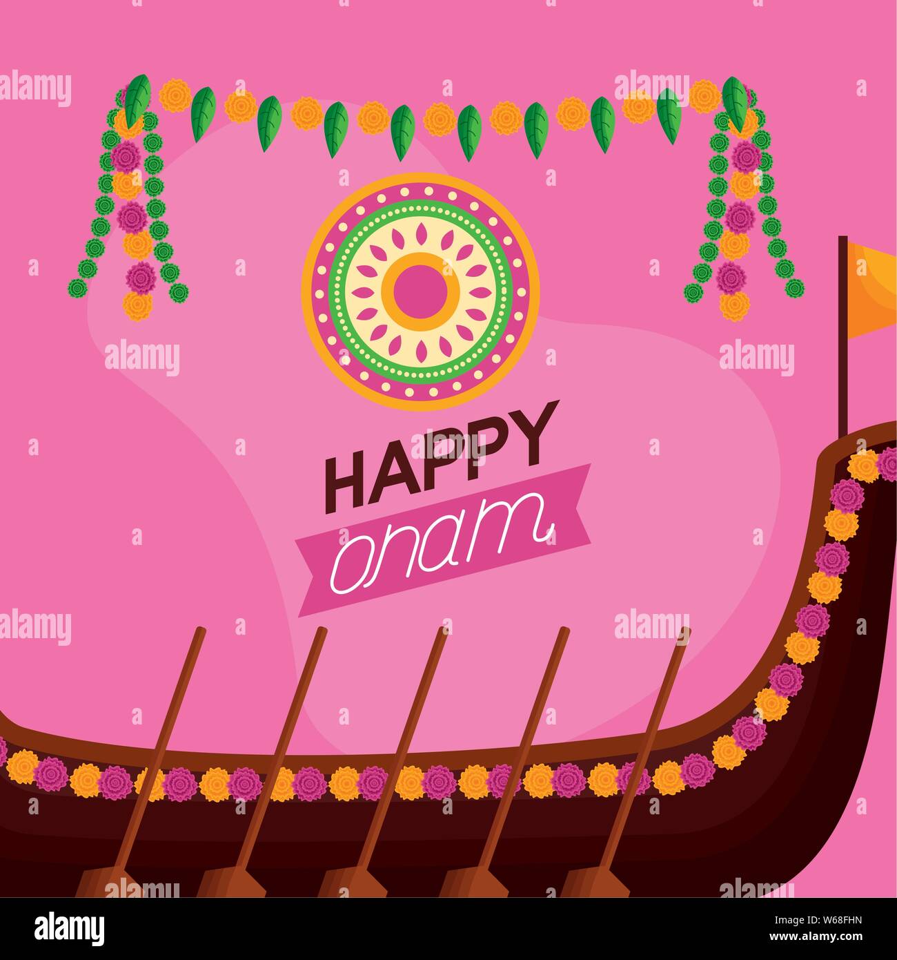 happy onam festival celebration Stock Vector Image & Art Alamy