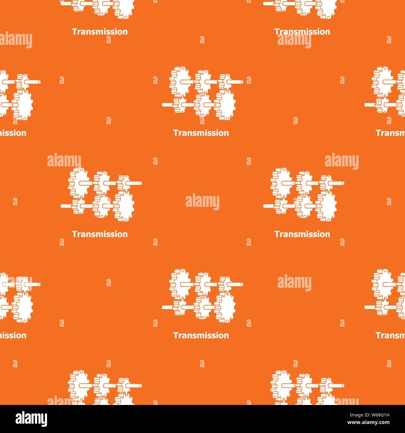 Transmission pattern vector orange Stock Vector Image & Art - Alamy
