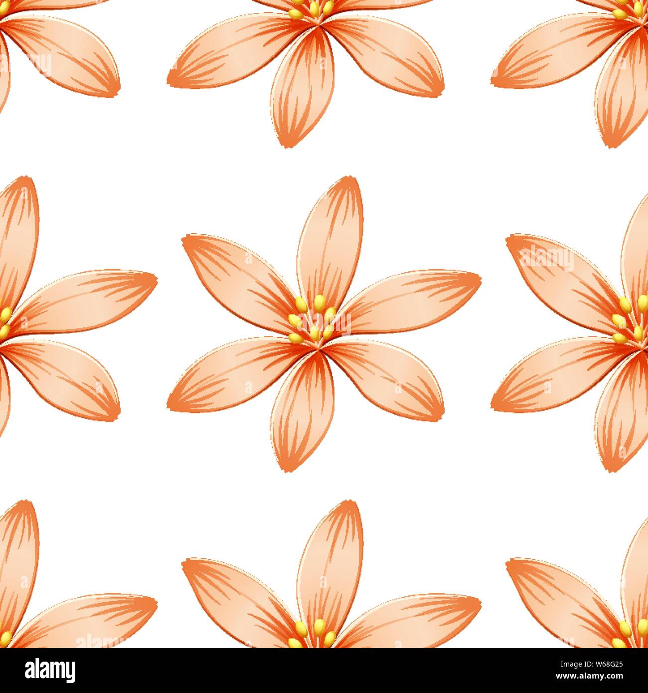 Seamless design pattern isolated on white illustration Stock Vector ...