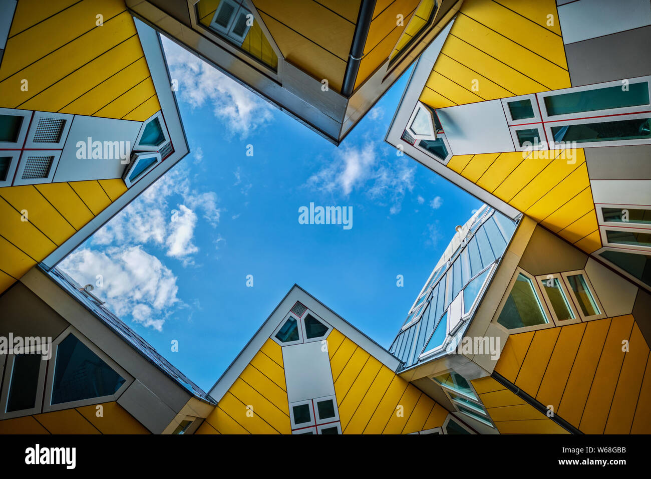 Cube houses in Rotterdam, Netherlands Stock Photo Alamy