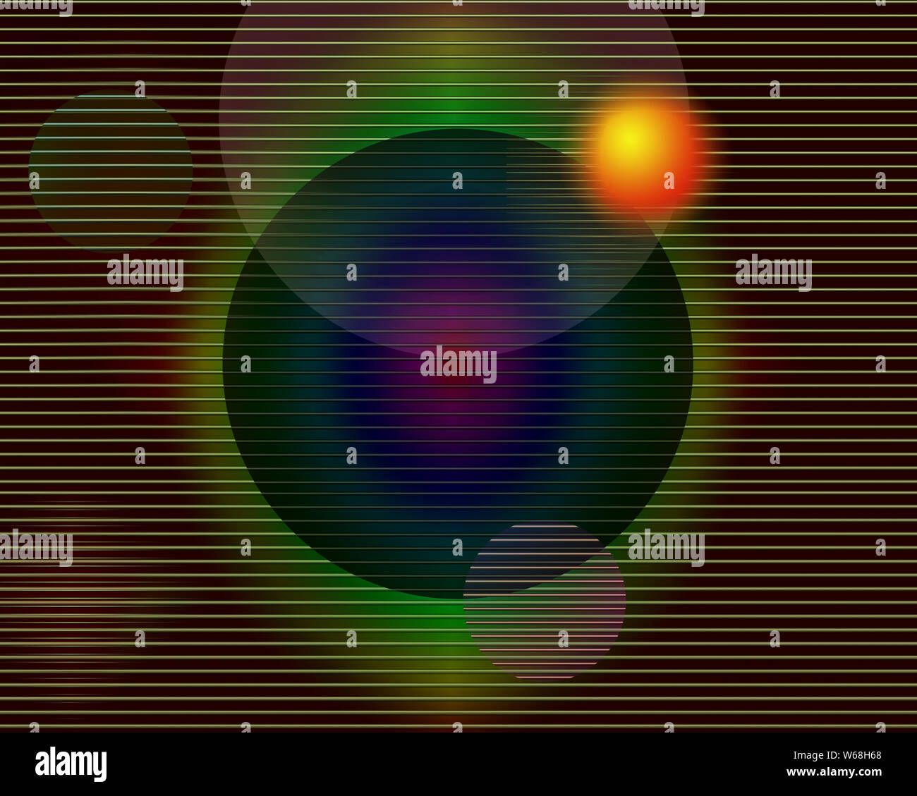 Overlapping circles painting hi-res stock photography and images - Alamy