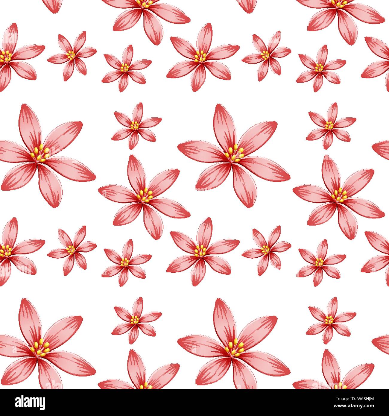 Seamless design pattern isolated on white illustration Stock Vector ...
