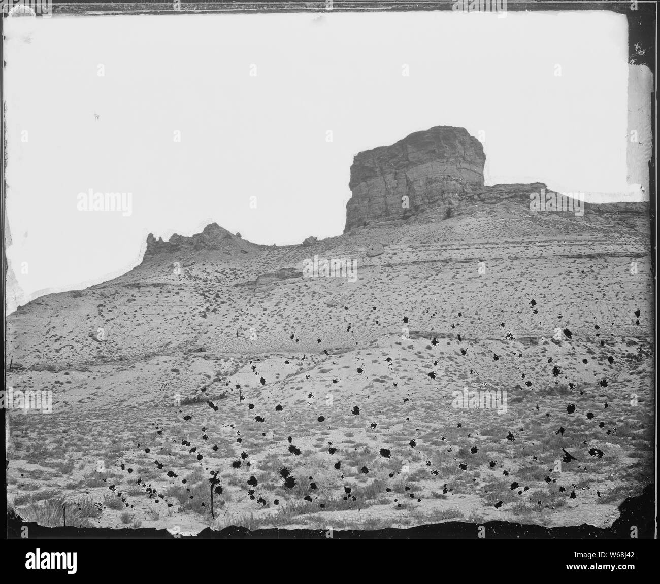 Tertitary Bluffs or Buttes. Near Green River City, Wyoming Stock Photo