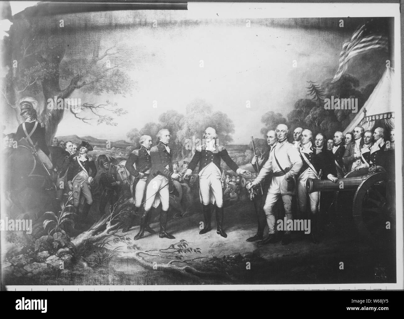 John burgoyne at saratoga Black and White Stock Photos & Images Alamy