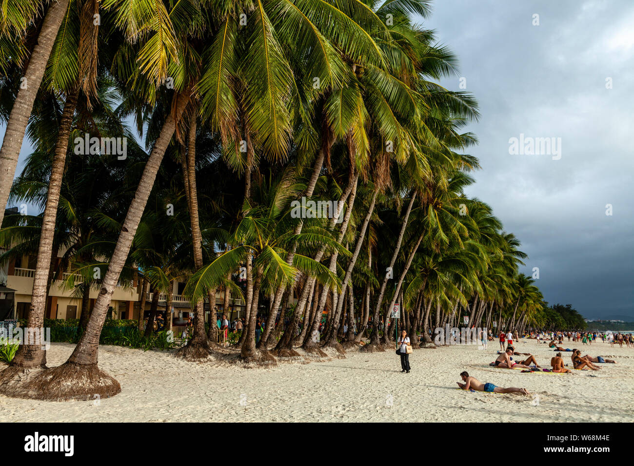 Boracay palm trees hi-res stock photography and images - Alamy