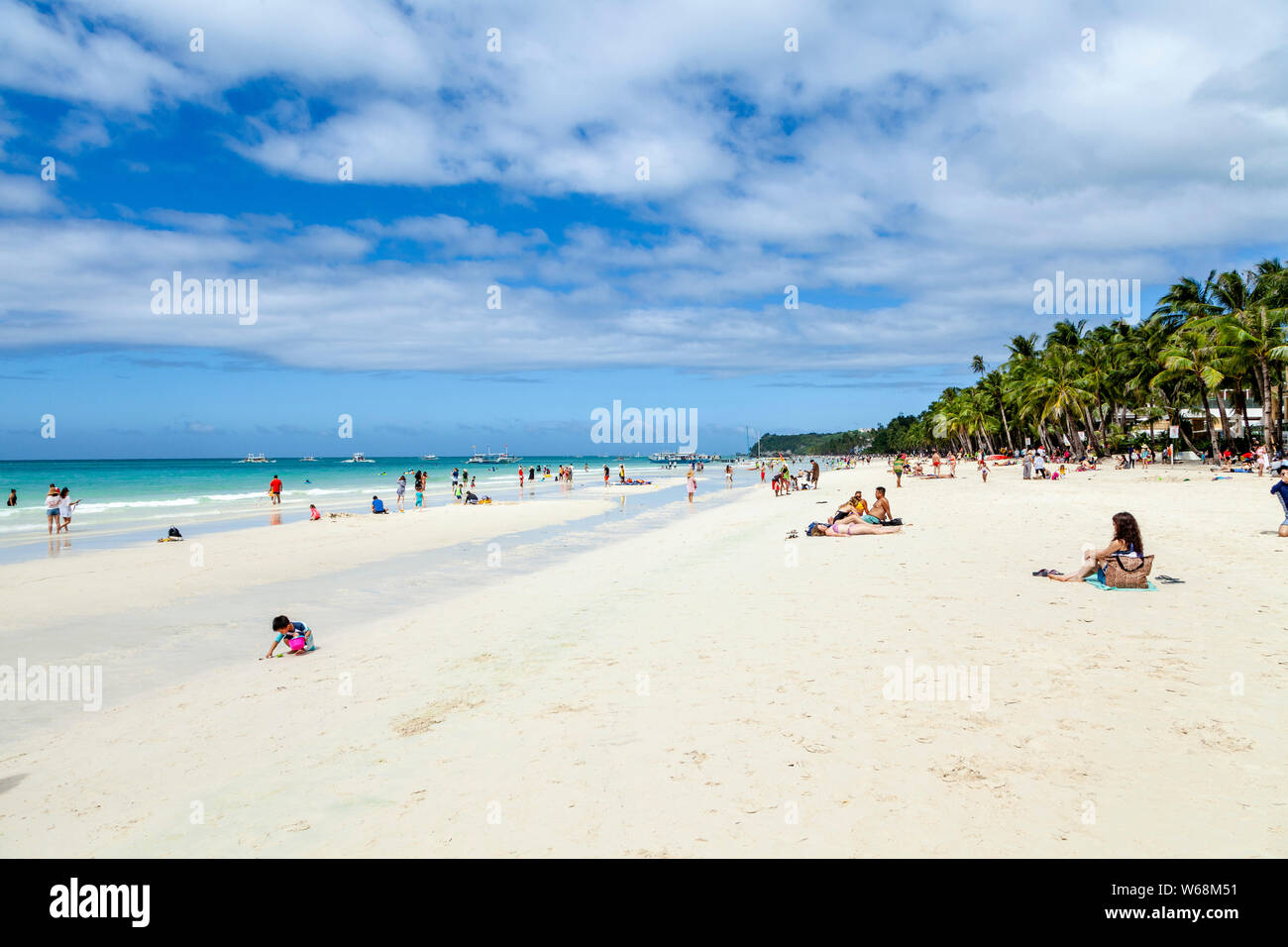 White Beach, Boracay, Aklan, The Philippines Stock Photo - Alamy