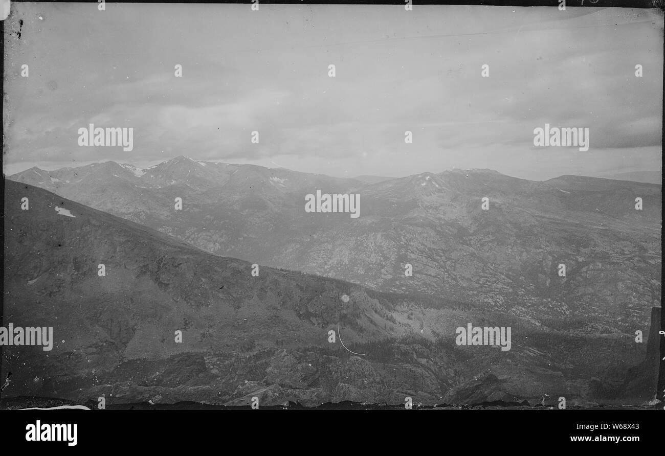 View from near the Mount of the Holy Cross. Eagle County, Colorado