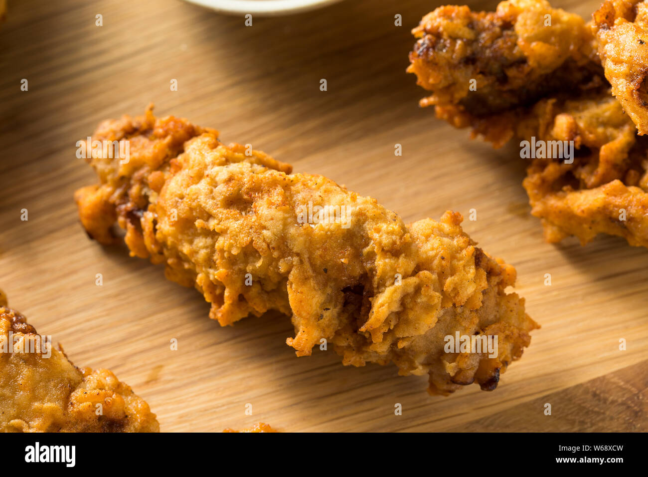 Homemade Deep Fried Idaho Finger Steaks with Fries Stock Photo Alamy