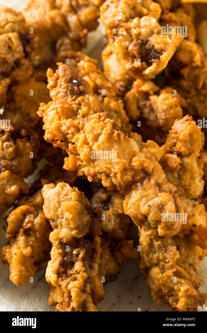 Homemade Deep Fried Idaho Finger Steaks with Fries Stock Photo Alamy