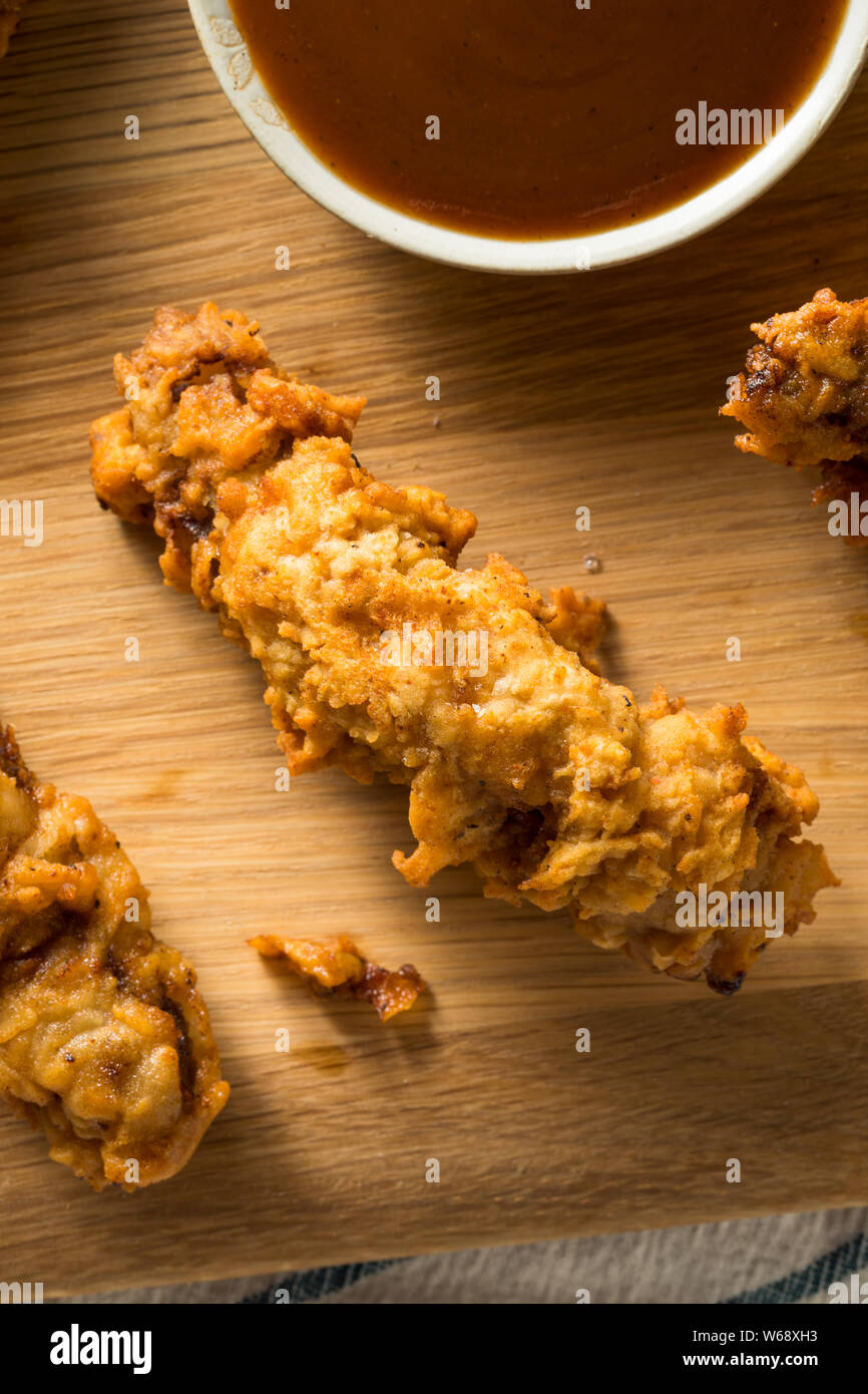 Homemade Deep Fried Idaho Finger Steaks with Fries Stock Photo Alamy