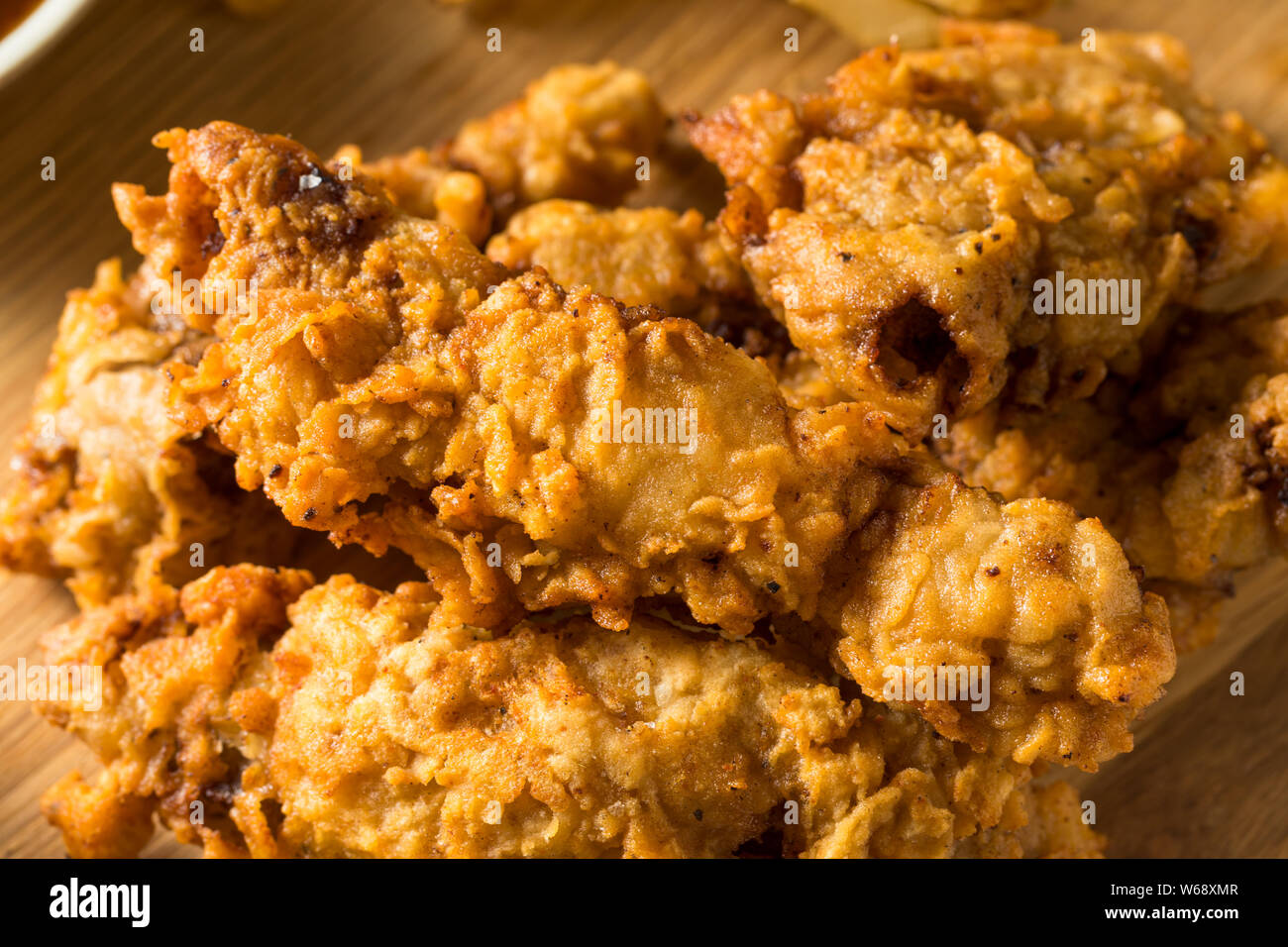 Homemade Deep Fried Idaho Finger Steaks with Fries Stock Photo Alamy
