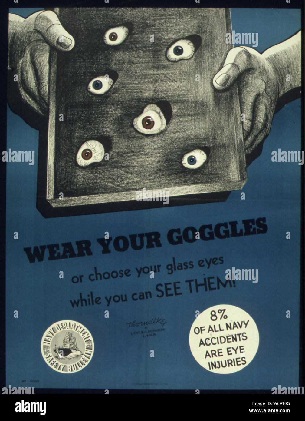 WEAR YOUR GOGGLES OR CHOOSE YOUR GLASS EYES WHILE YOU CAN SEE THEM