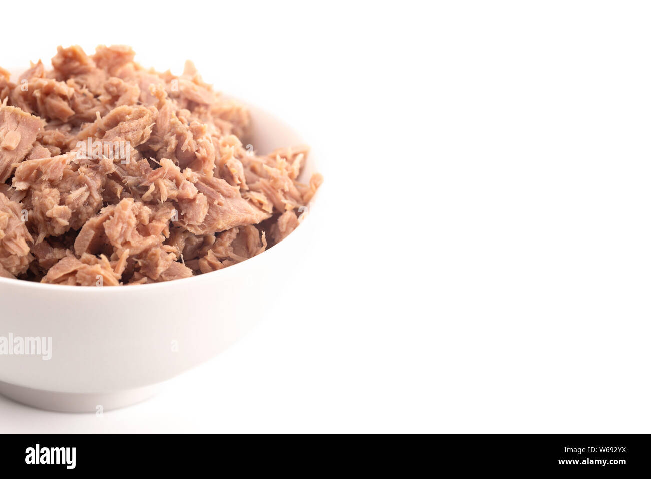 A Bowl of Canned Tuna Fish Mixed with Mayonnaise Stock Photo Alamy