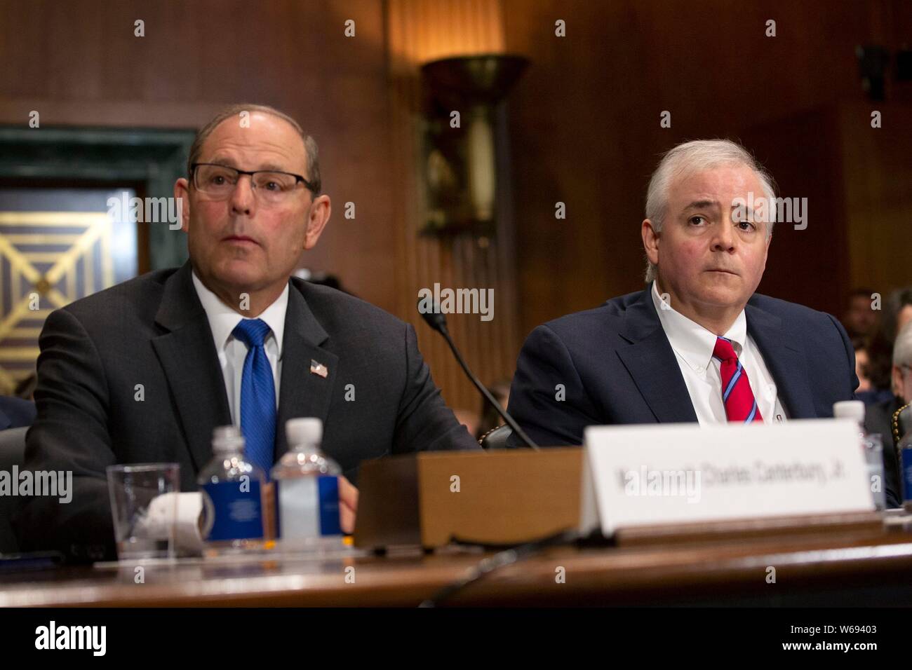 Kenneth Charles Canterbury, Jr. and R. Austin Huffaker, Jr. testify before  the U.S. Committee on the Judiciary during their confirmation hearing to be  Director of the Bureau Of Alcohol, Tobacco, Firearms, And