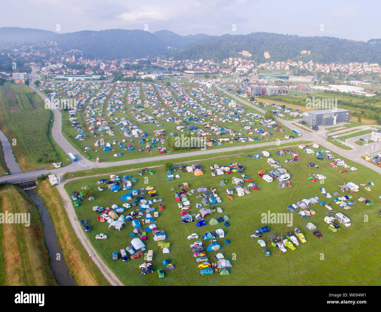 23. 2CV WORLD MEETING, SAMOBOR, July 30th August 4th 2019 Stock Photo