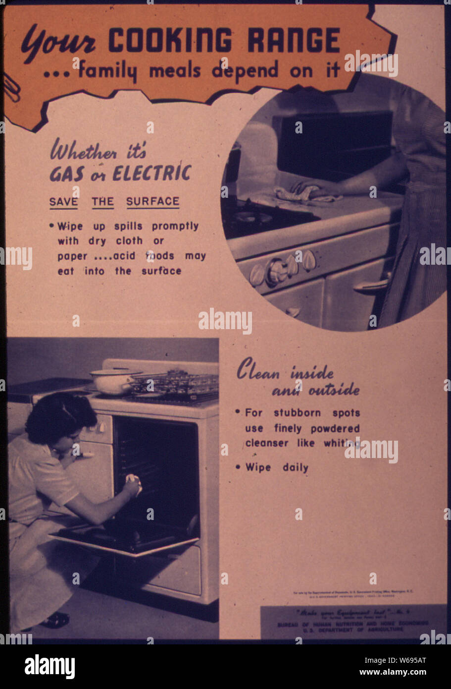 Your COOKING RANGE...Family Meals Depend On it...Make Your Equipment