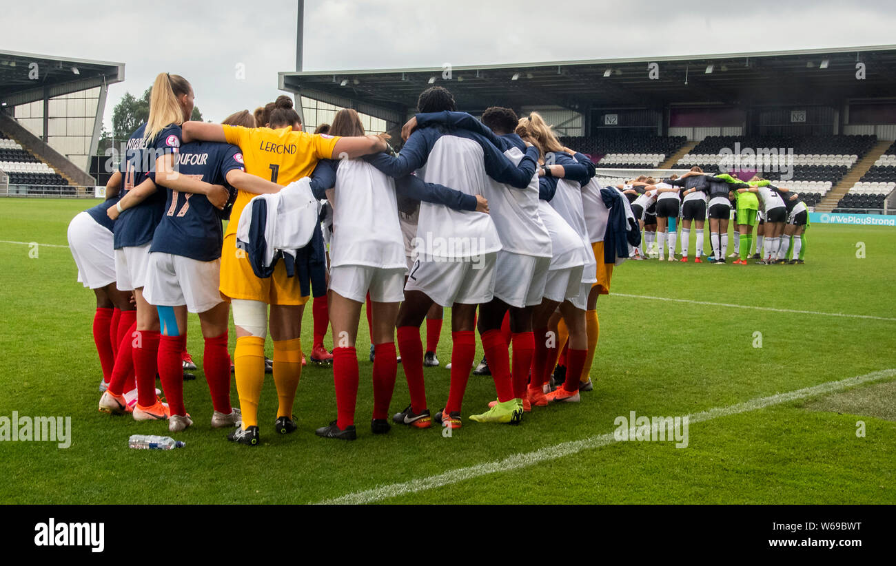 Paisley Scotland Uk 28th July 2019 The Uefa Womens U19 Championship Final Match Between 