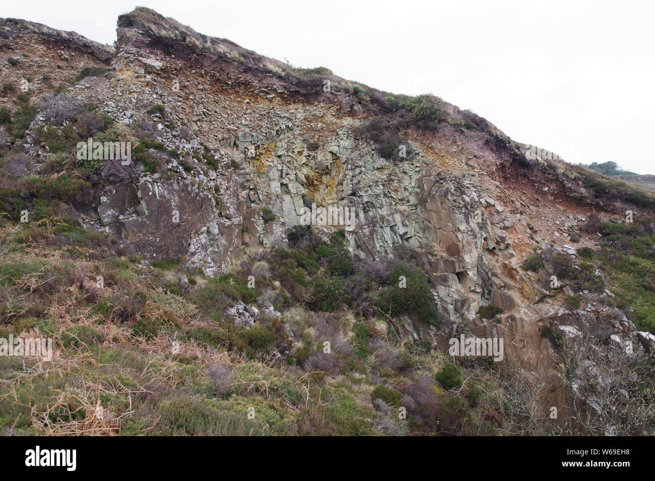 Cornish Tin Mine Addit. St Agnes, UK. Cornish Metasedimentary Geology ...