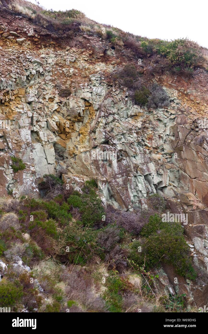 Cornish Tin Mine Addit. St Agnes, UK. Cornish Metasedimentary Geology ...