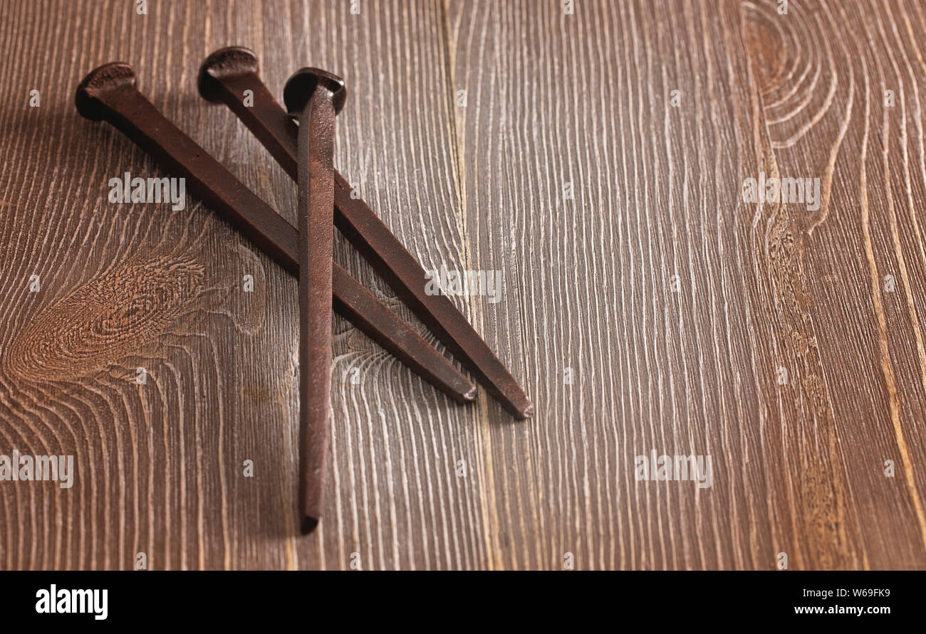 Three Nails to Symbolize the Nails Driven into the Hands of Feet of