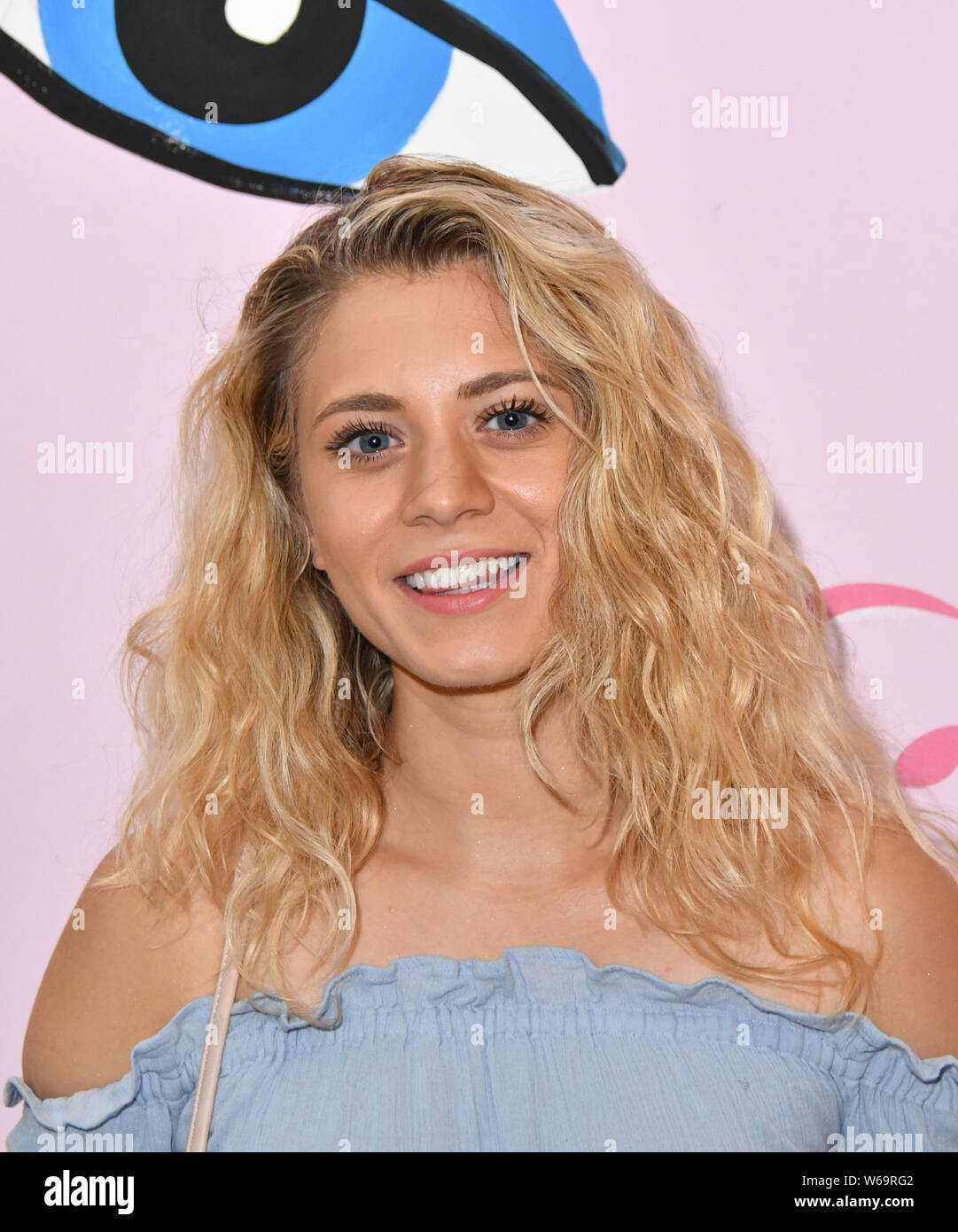 London, UK. 31st Jul, 2019. Sabrina Stocker attends selfie factory VIP