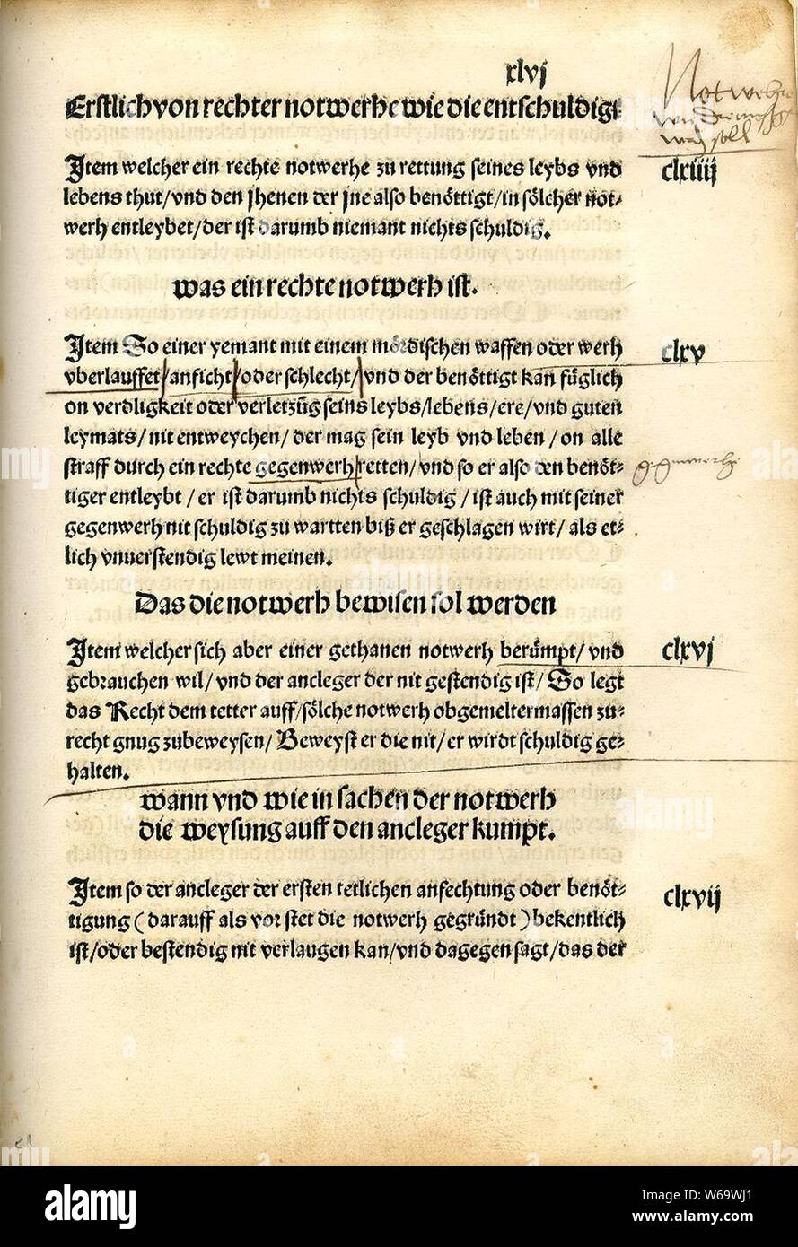 Peinliche halsgerichtsordnung hires stock photography and images Alamy