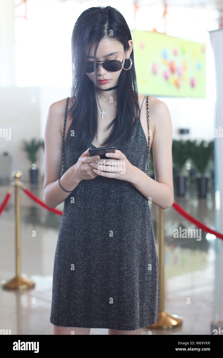 Chinese model Xi Mengyao, better known as Ming Xi, is pictured at the