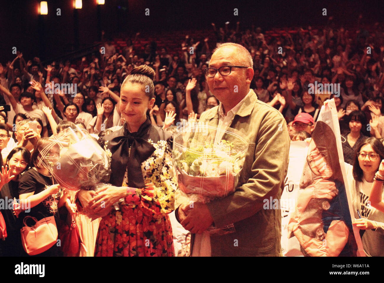 Isshin Inudo Japanese actress Erika Sawajiri, left, and director Isshin Inudo attend ...