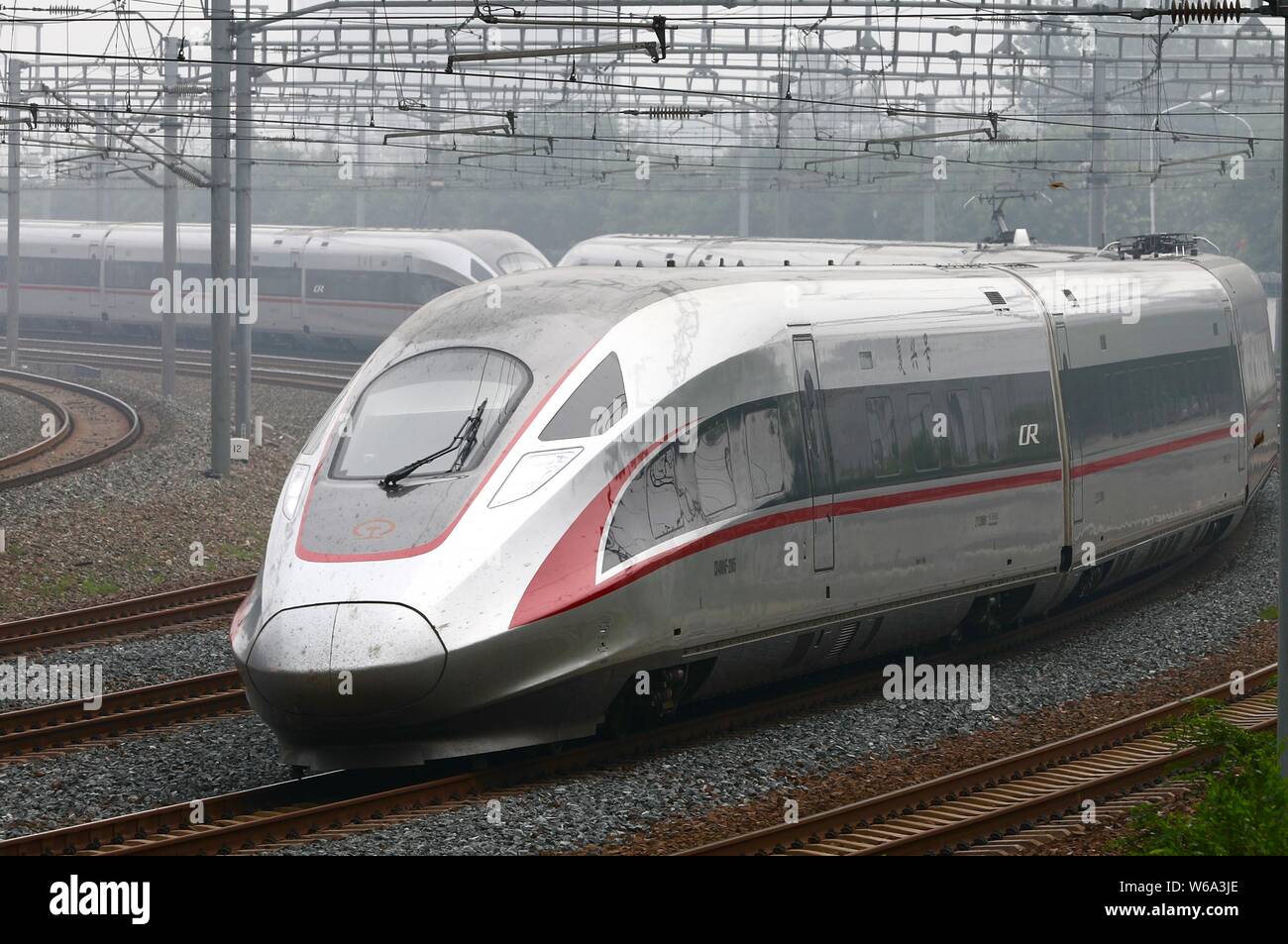 The G1 "Fuxing" highspeed bullet train on BeijingShanghai high speed