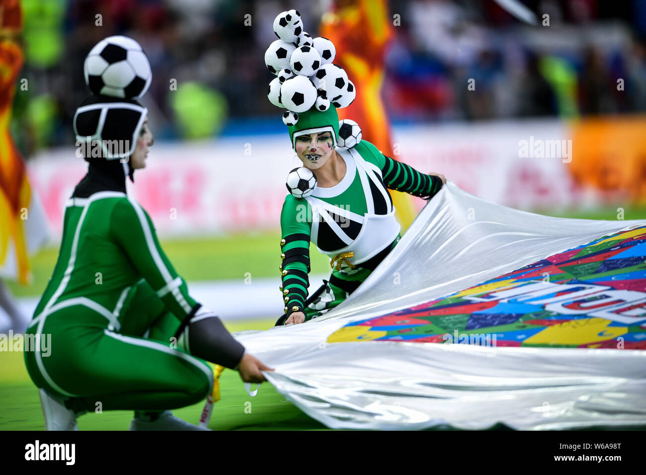 Entertainers Perform During The Opening Ceremony Of The Fifa World Cup