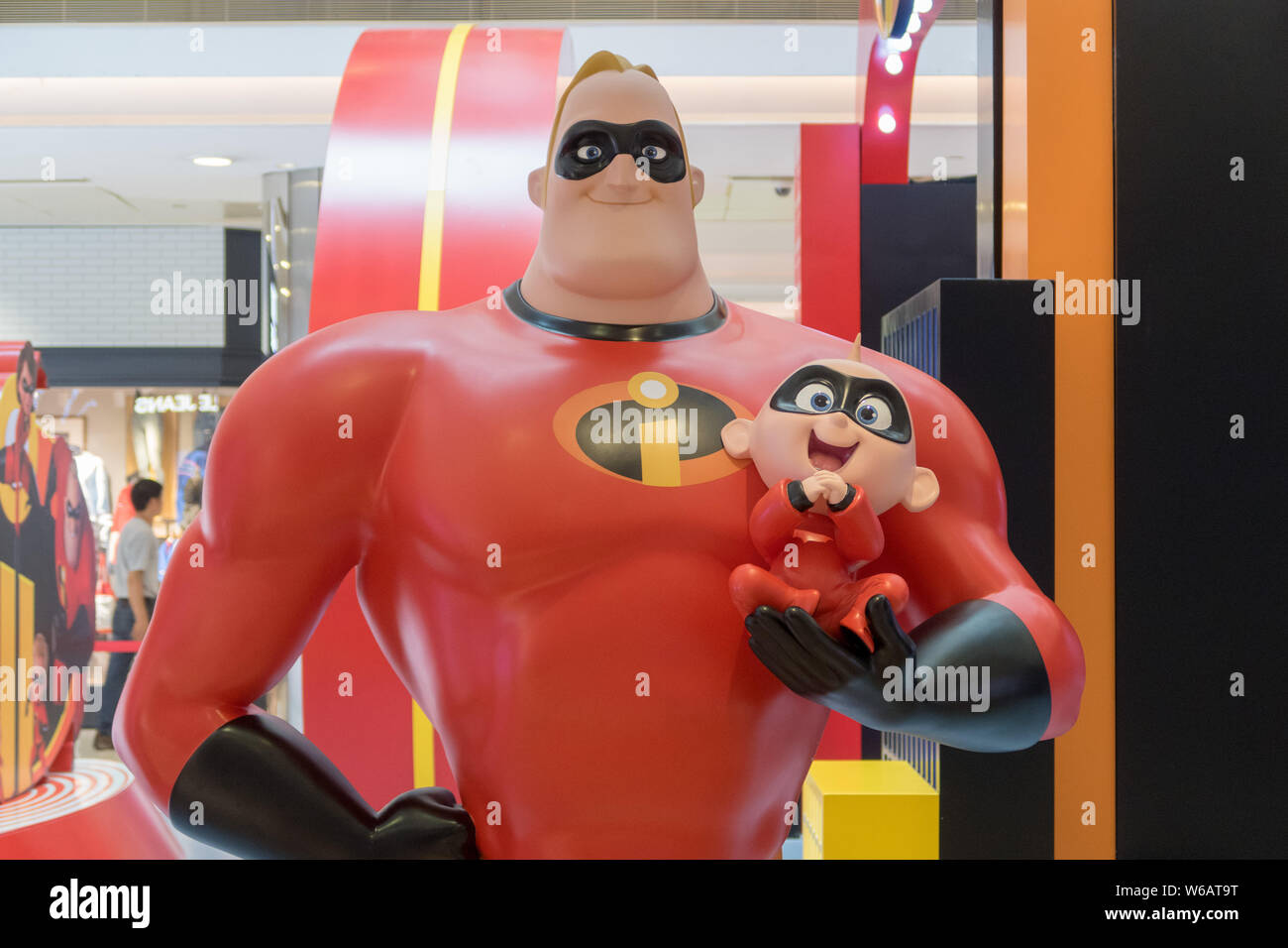 View of the exhibition on the theme of American 3D computer-animated superhero film View of the exhibition on the theme of American 3D computer-animated superhero film