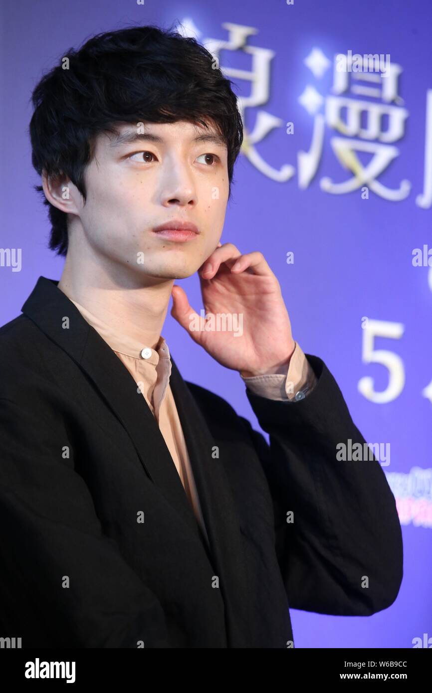 Kentaro Sakaguchi **TAIWAN OUT**Japanese model and actor Kentaro Sakaguchi attends a