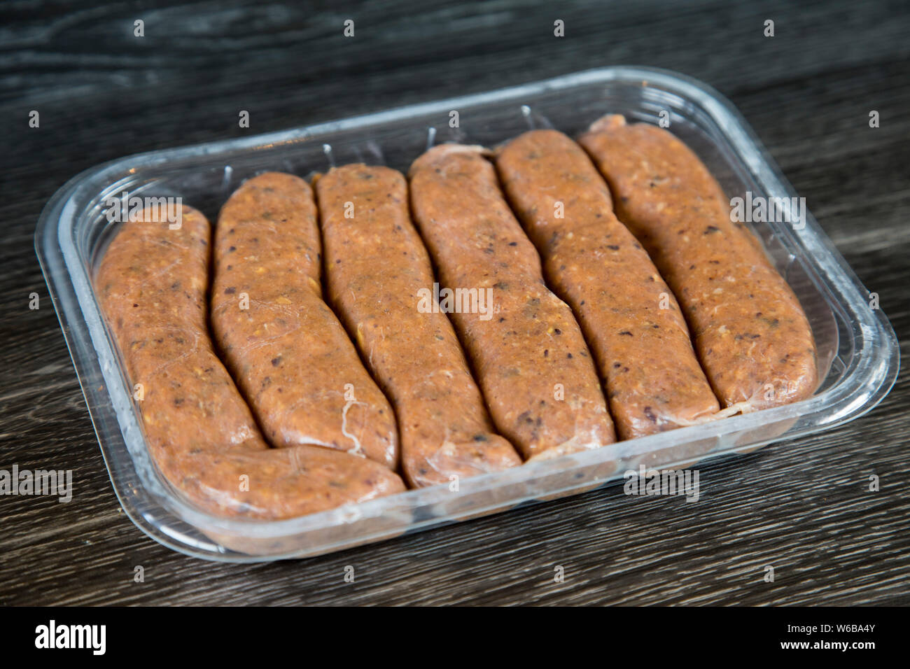 Flexitarian sausages made with meat and plant based ingredients. Future ...