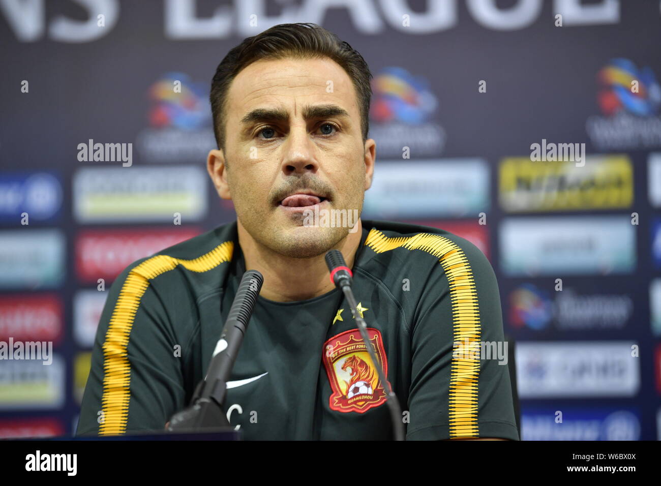 Head Coach Fabio Cannavaro Of China S Guangzhou Evergrande Taobao