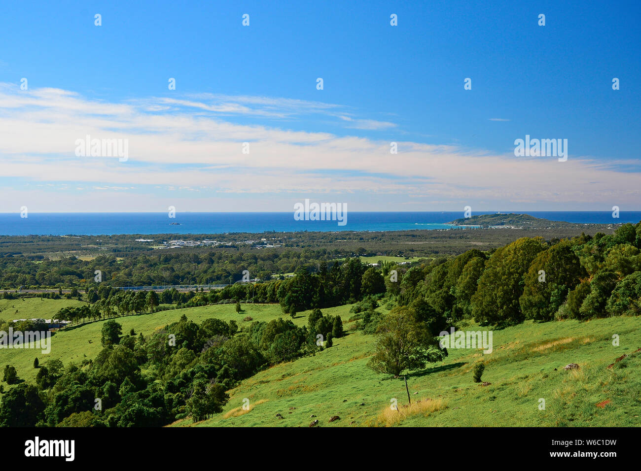 Byron Bay Hinterland lookout, Australia Stock Photo Alamy
