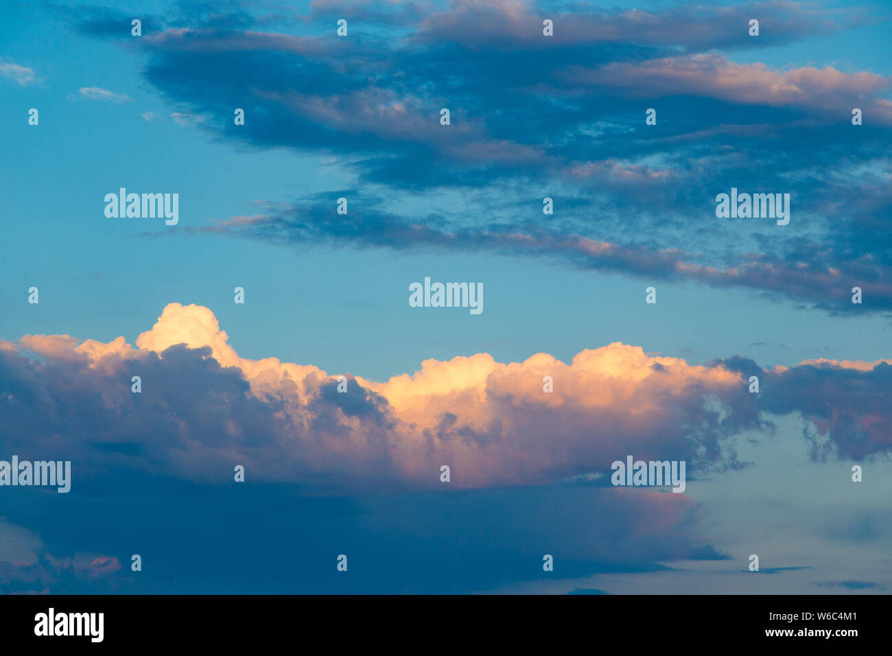 blue sky with clouds. natural background Stock Photo - Alamy