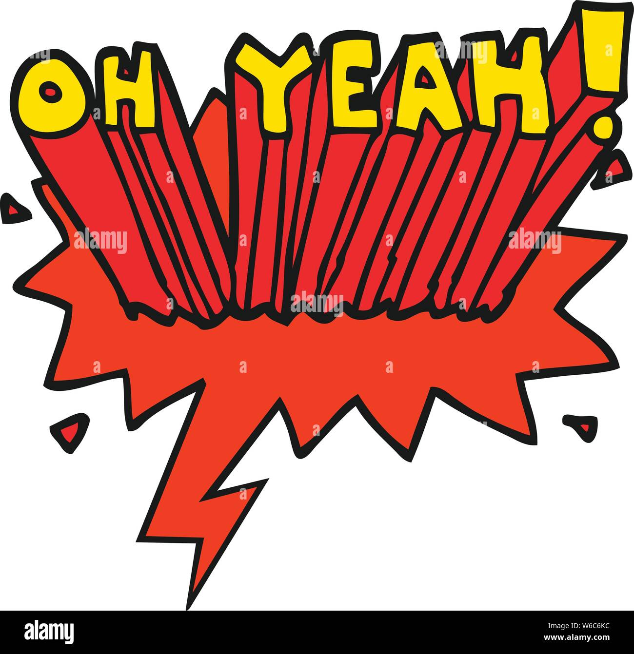 Cartoon yeah shout hi-res stock photography and images - Alamy