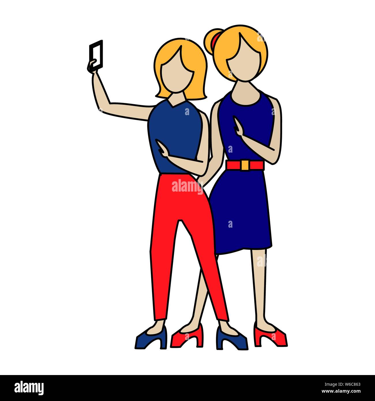 social media network chatting cartoon Stock Vector Image & Art Alamy