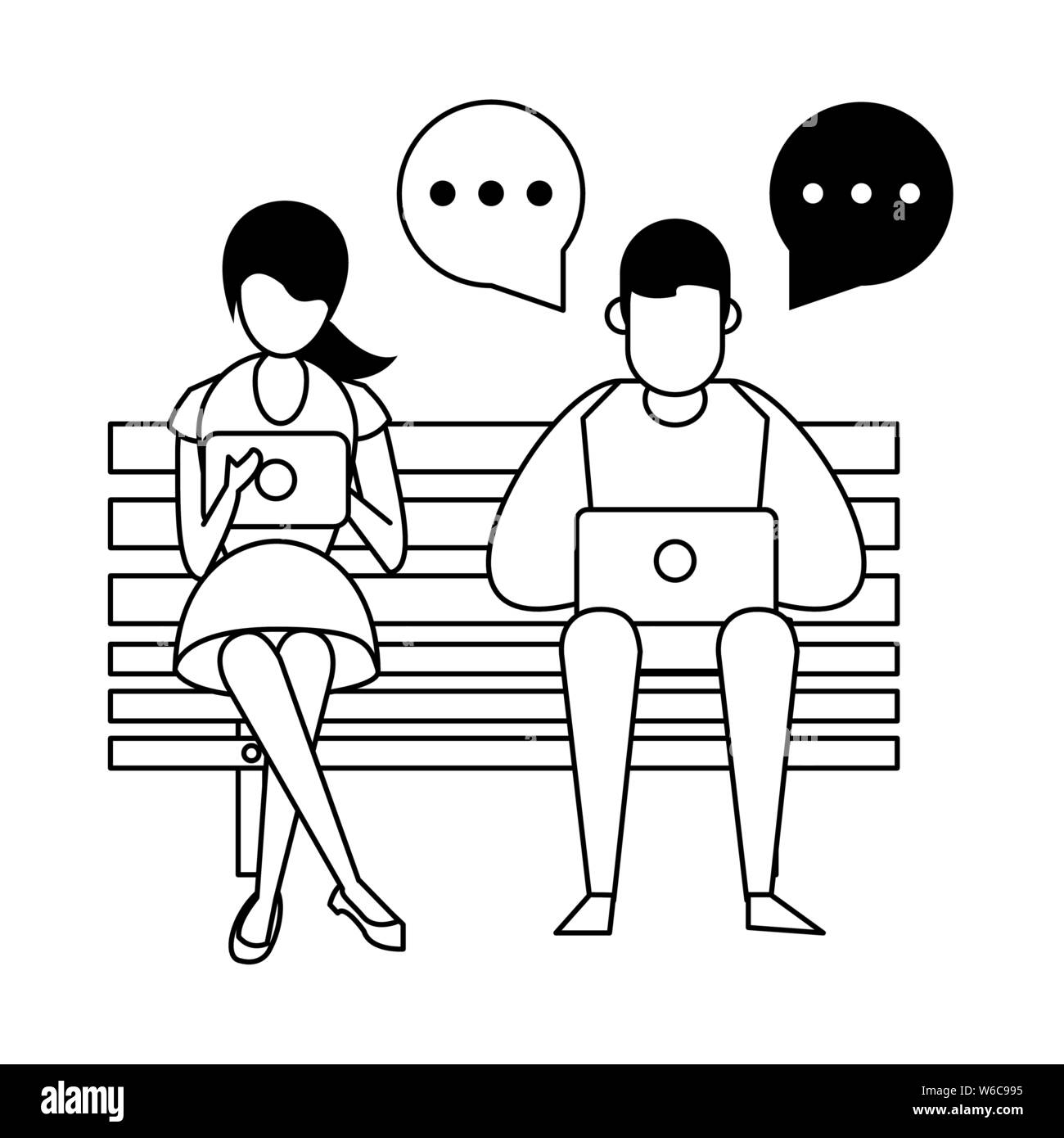 social media network chatting cartoon in black and white Stock Vector Image & Art - Alamy social media network chatting cartoon in black and white Stock Vector Image & Art - Alamy