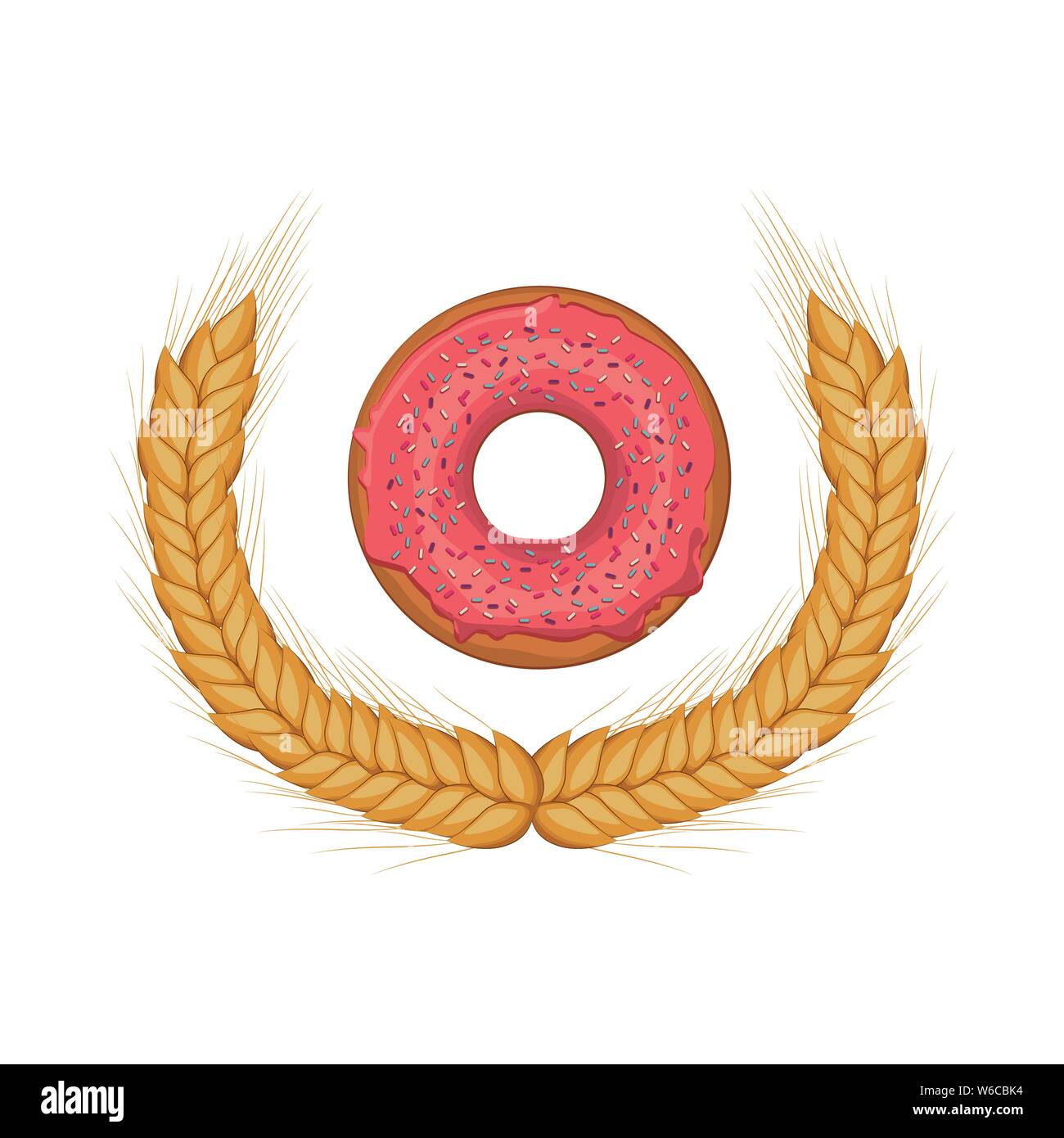 fresh and delicious bakery donut Stock Vector Image & Art - Alamy