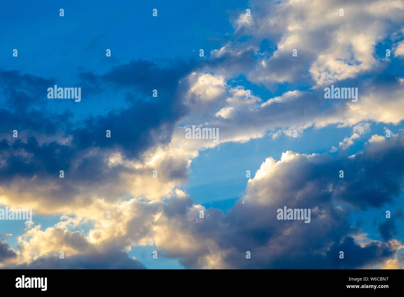 blue sky with clouds. natural background Stock Photo - Alamy