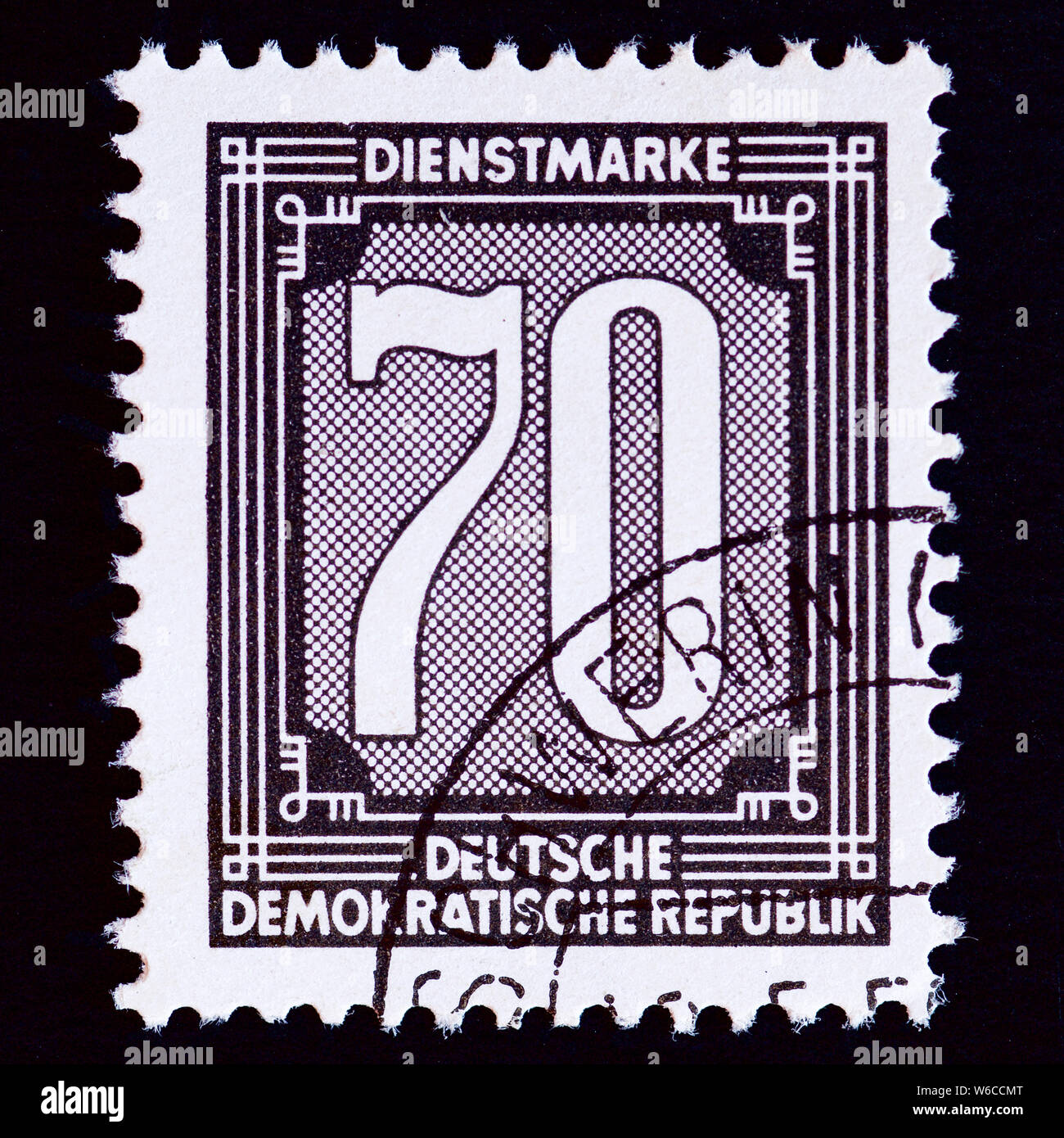 East Germany postage stamp Official Stamps for Administration Post