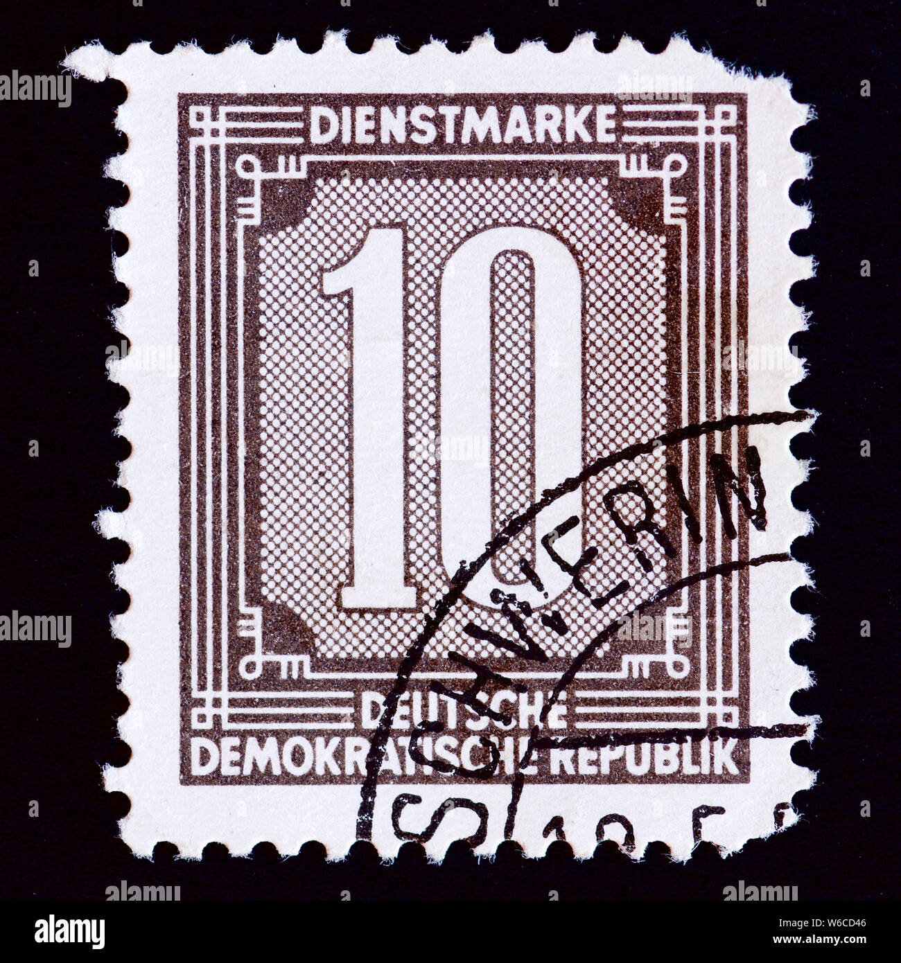 Postage Stamp Germany Deutsche Post High Resolution Stock Photography