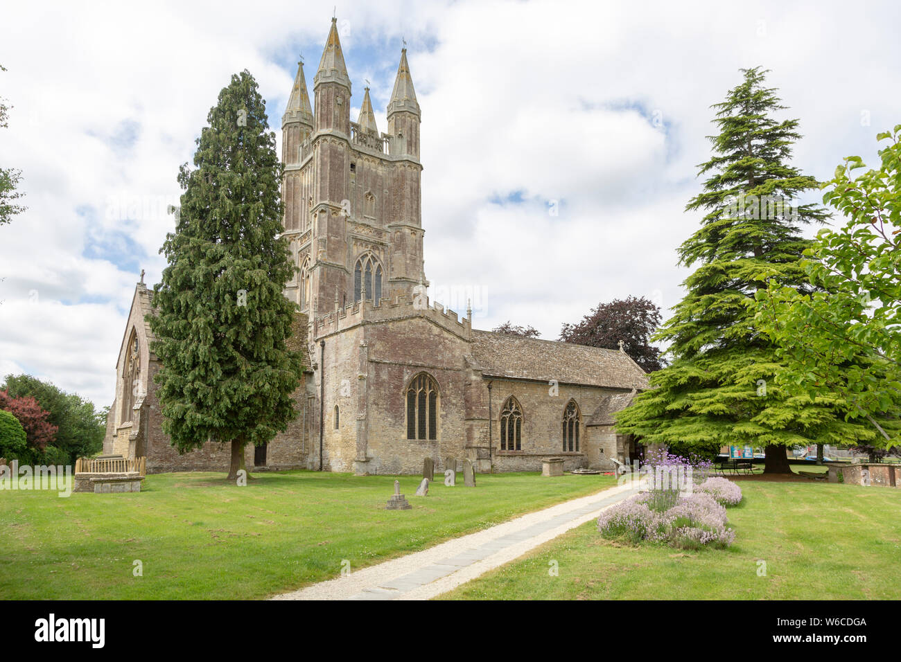 Parish church of Saint Sampson in the Saxon town of Cricklade