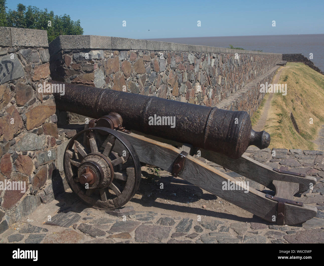 The old colonial town of Colonia in Uruguay Stock Photo