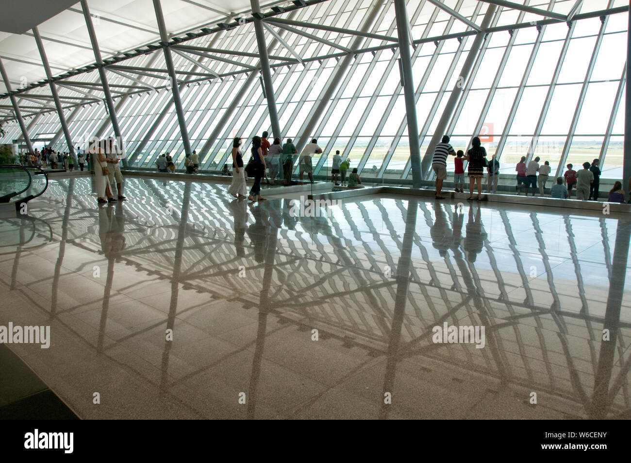 URUGUAY. THE NEW TERMINAL AT CARRASCO INTERNATIONAL AIRPORT IN