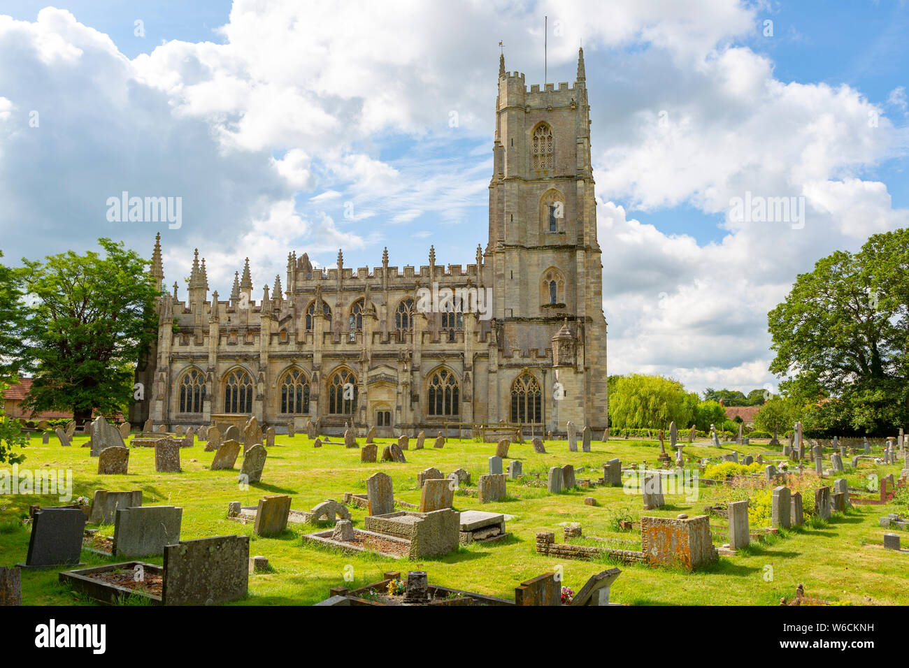 Village parish church of Saint Mary, Steeple Ashton, Wiltshire, England