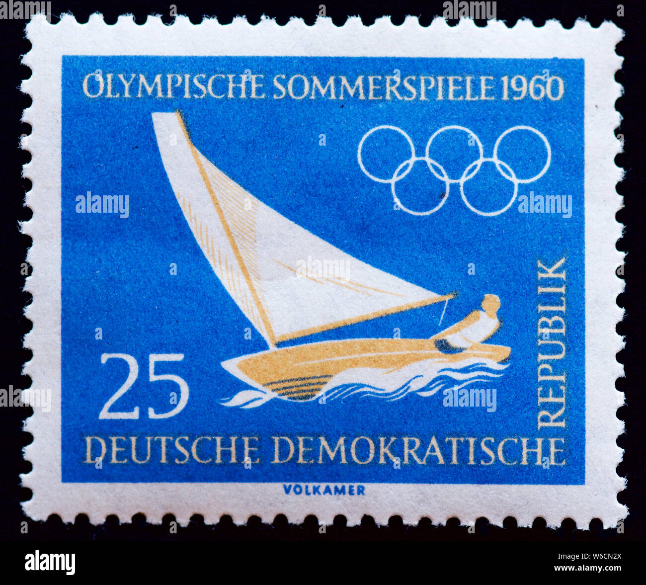 east-germany-postage-stamp-olympic-games-stock-photo-alamy