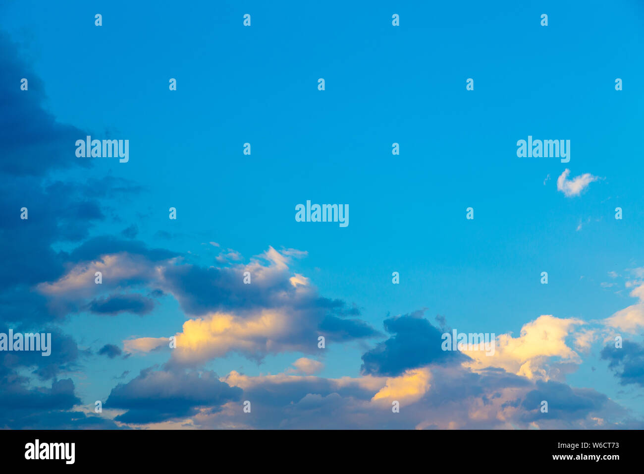 blue sky with clouds. natural background Stock Photo - Alamy
