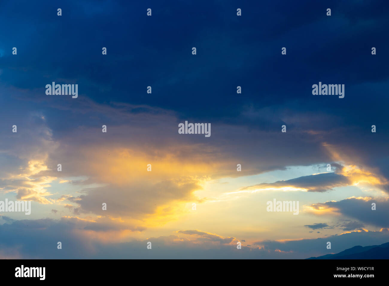 blue sky with clouds. natural background Stock Photo - Alamy